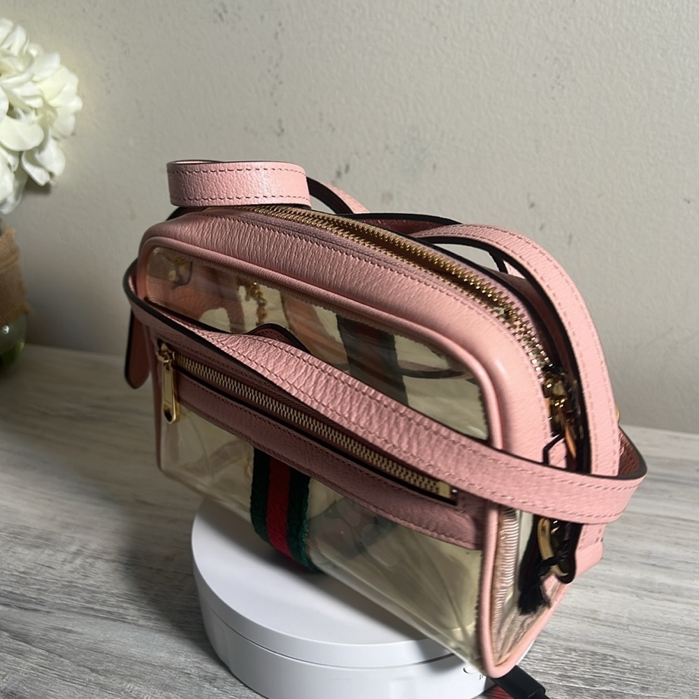 RARE GUCCI Ophidia mini transparent bag - Picture 14 of 17